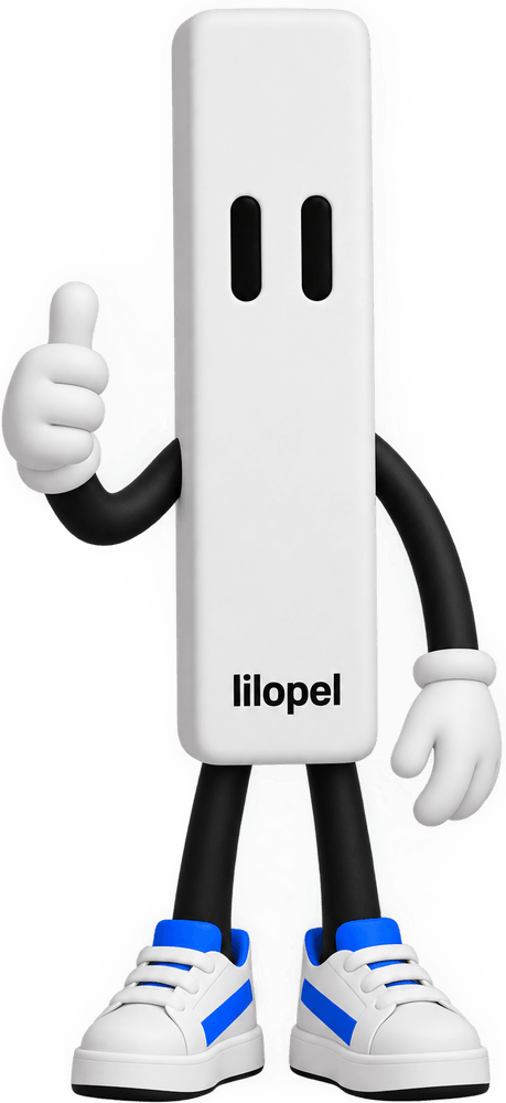 Lilo steekt zijn duim omhoog