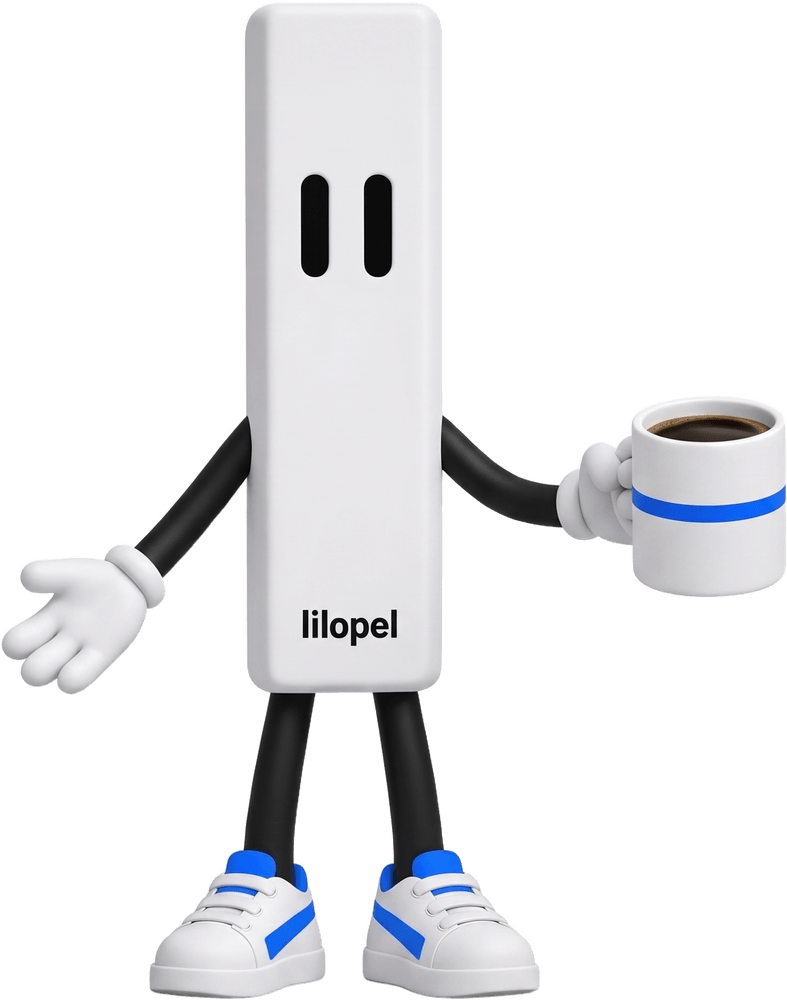 Lilo heet je welkom met een kop koffie