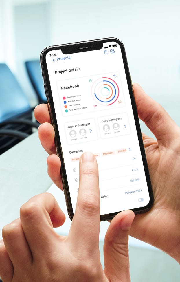 De Boxxpro-app op een telefoon